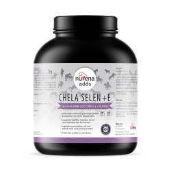 NuVena - Chela Selen + E 4500g - chelat selenu z witaminą E dla koni