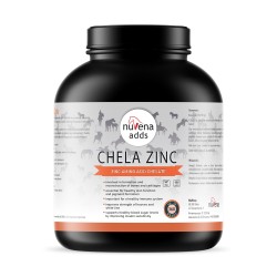 NuVena Chela Zinc 2 kg - cynk dla koni, chelat aminokwasowy