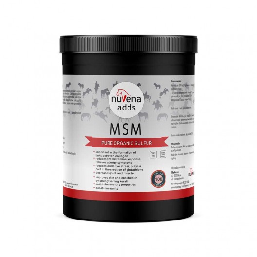 NuVena MSM 800g - Siarka organiczna dla koni