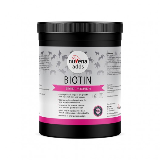 NuVena Biotin - 1000g - biotyna dla koni