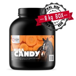 Nuba Candy Sweet Carrot 8 kg - Smakołyki dla koni o smaku marchewkowym XXL